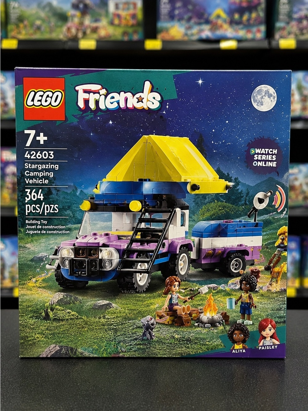 LEGO Friends Stargazing Camping Vehicle Set 42603 364 Pieces New Sealed